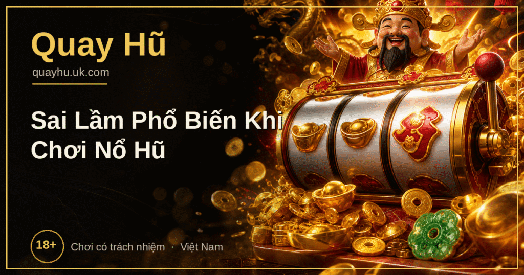 Những sai lầm phổ biến khi chơi nổ hũ