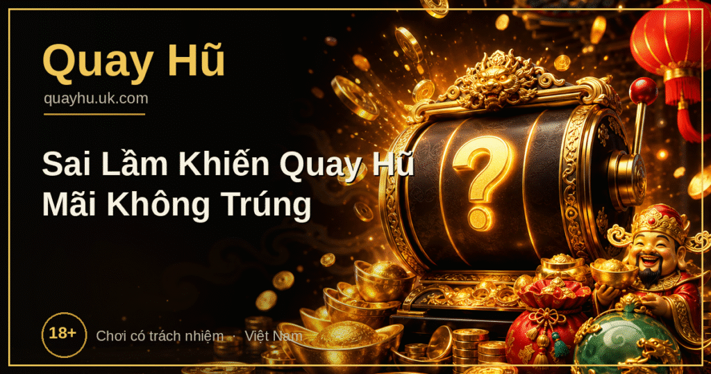 Những sai lầm khiến người chơi quay hũ mãi không trúng